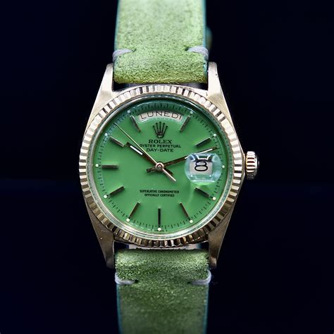 rolex rose green|Rolex green color.